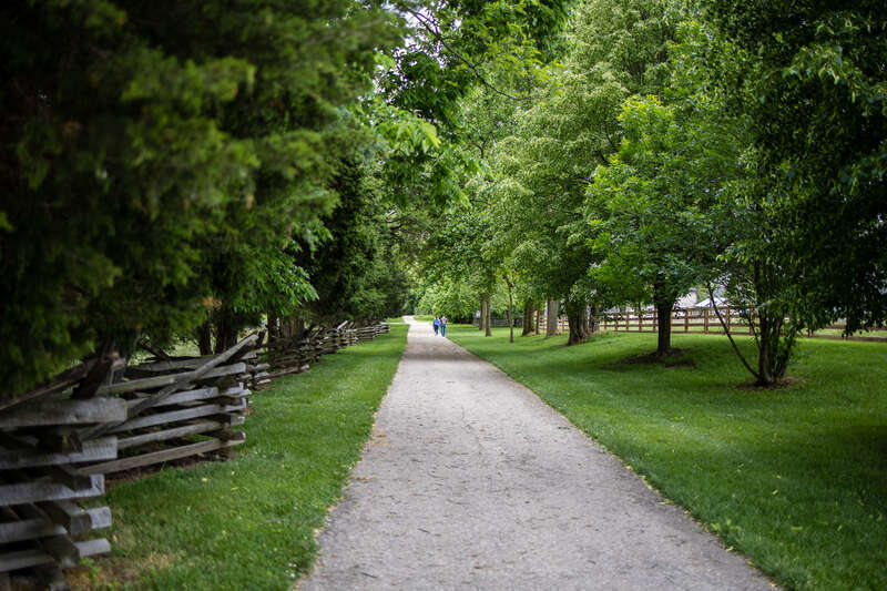 Photo taken of the Carriage Hill MetroPark Visitor Center in Huber Heights, Ohio.