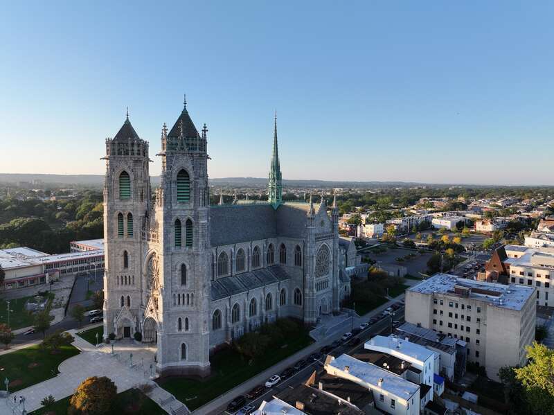 Cathedral Basilica of the Sacred Heart (Newark) as it appeared in 2023