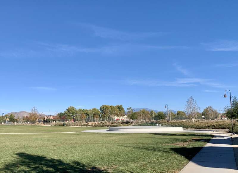 This is a photo taken at Central Park in Menifee, California, in November 2022.
