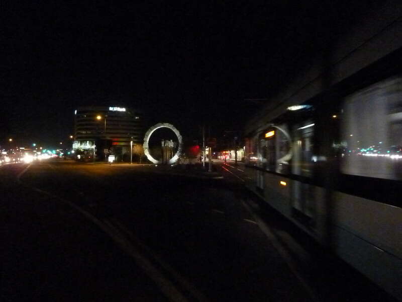 Central Phoenix, AZ:  View E, Camelback Road and Central Avenue, Valley Metro Camelback Transit Station, M&amp;amp;I Bank Tower, 2011