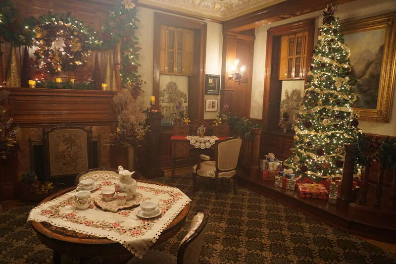 Christmas at the Pabst Mansion at the Pabst Mansion in Milwaukee, Wisconsin (United States).