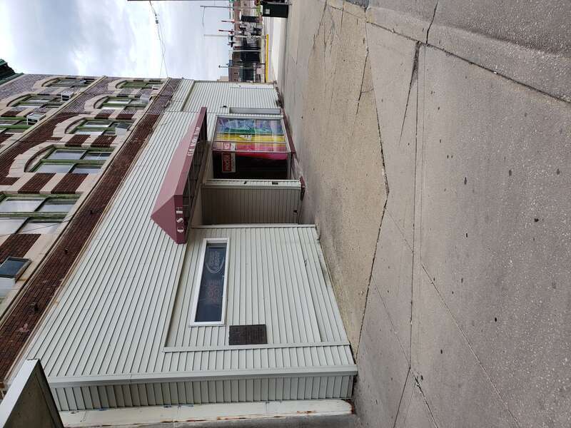 This is where the first building of First Presbyterian Church was located, back in 1845.