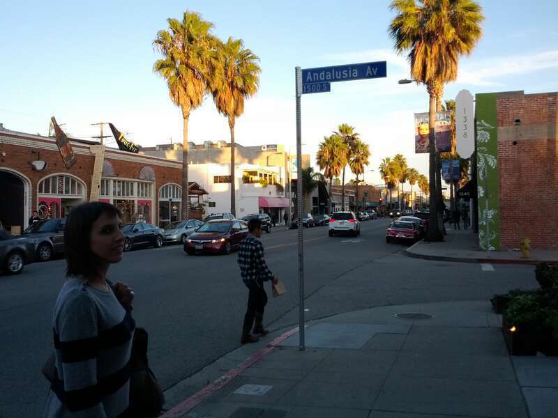 Corner of Andalusia and California avenues. Pity we couldn't find Hank Moody.