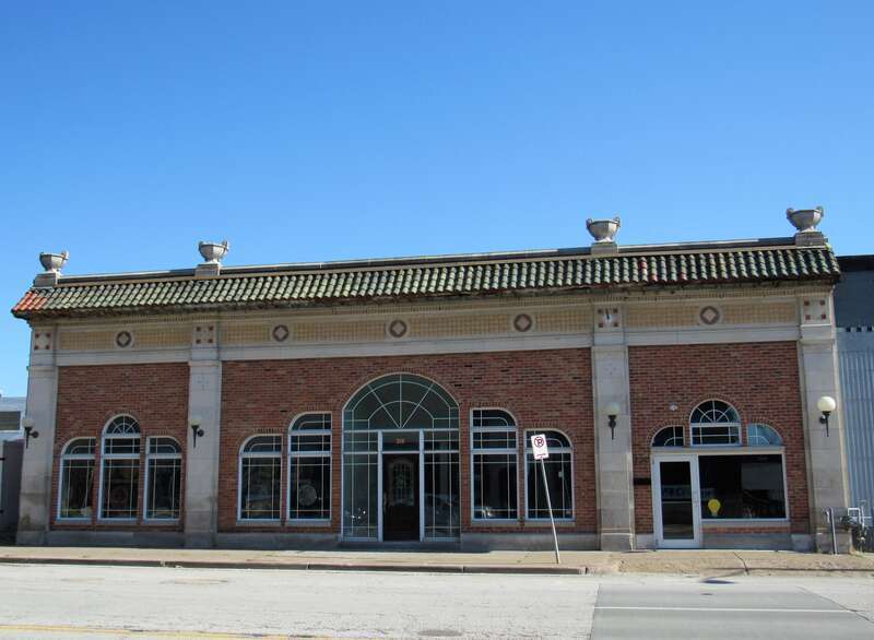Wolfer Cadillac Co. / Davenport Buick Company in the Davenport Motor Row and Industrial Historic District in Davenport, Iowa. The building housed a car dealership until 1959.