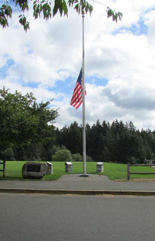Bradley Lake Park dedication site, Bradley Lake Park, South Hill, Puyallup, Washington.