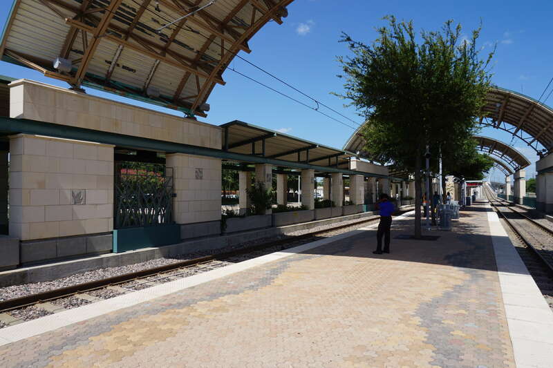 Downtown Garland Station in Garland, Texas (United States).