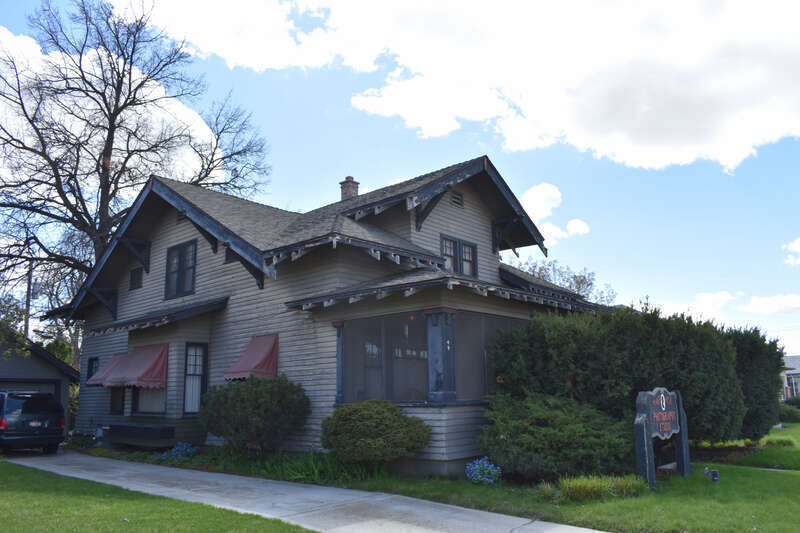 The E.F. Hunt House in Meridian, Idaho, was designed by Tourtellotte &amp;amp; Hummel and constructed in 1913. The house is listed on the National Register of Historic Places.