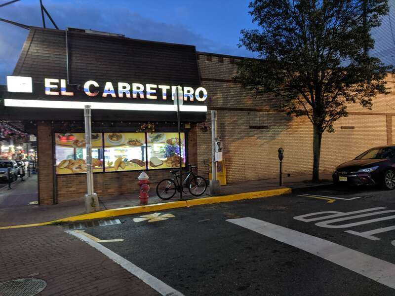 El Carretero, a Colombian restaurant on Bergenline Avenue in Union City, New Jersey.