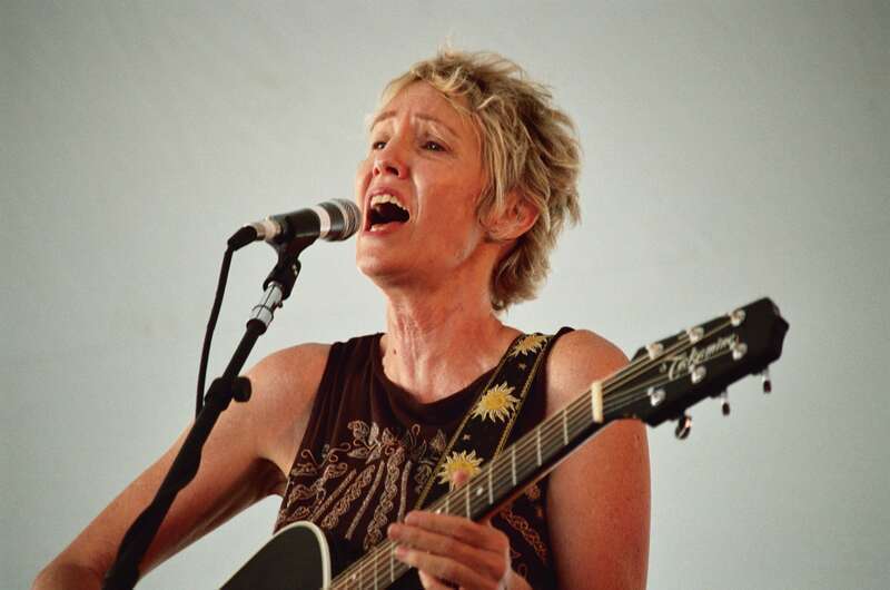 Eliza Gilkyson on the Custom House StageEliza Gilkyson