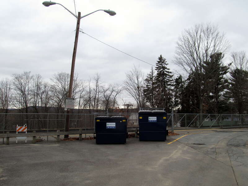 The unimpressive entrance to the former North Leominster station in December 2014