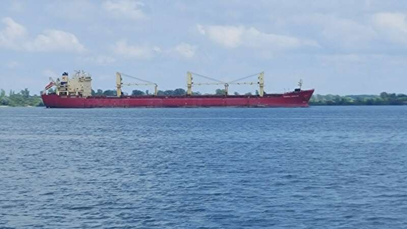 freighter Federal Schelde off Wyandotte, Michigan