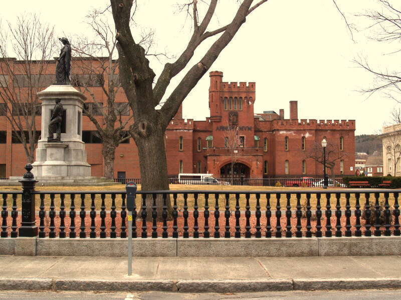 Monument Park area, Fitchburg, Massachusetts