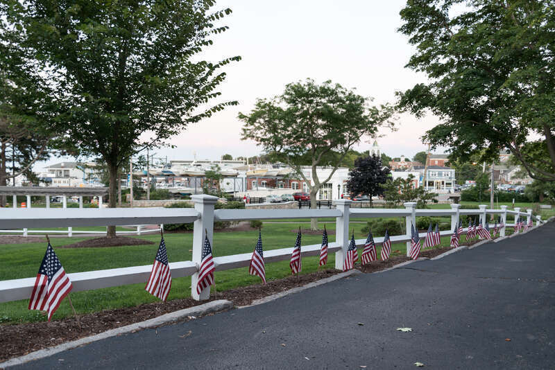 Flags - Plymouth, Massachusetts, USA - August 13, 2015