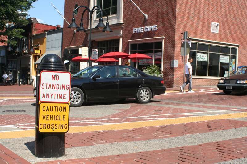 Charlottesville, Virginia, a view near the Downtown Mall