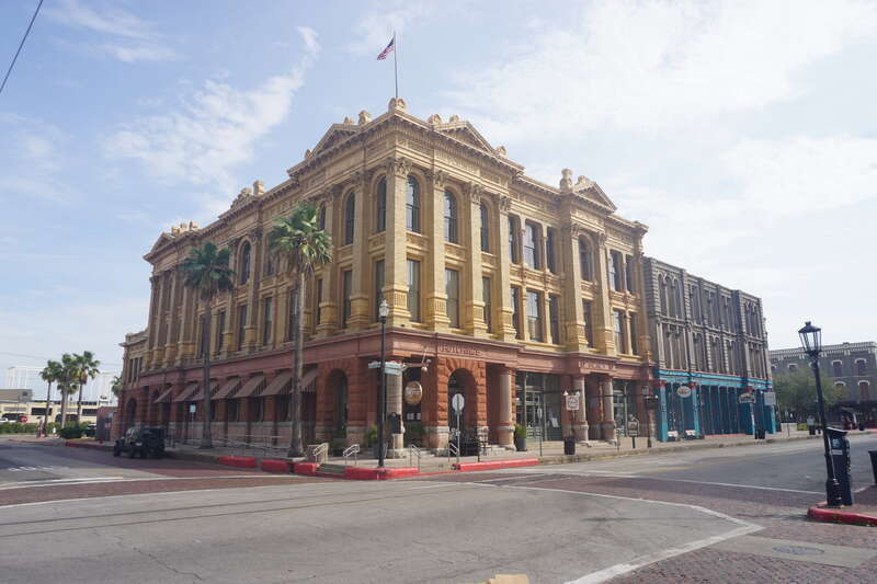 The Hutchings, Sealy, and Co. Building in Galveston, Texas (United States).