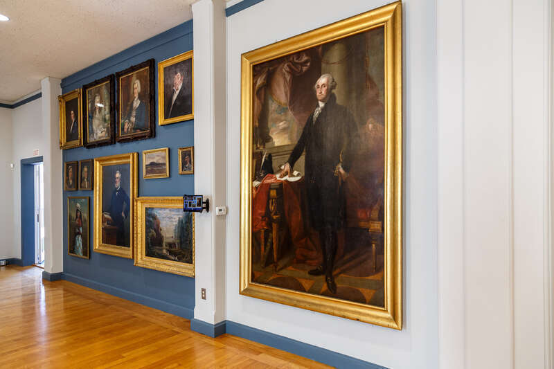 George Washington by James Sullivan Lincoln (1811-1888), ca 1835, oil on canvas - Old Colony History Museum - Taunton, Massachusetts.