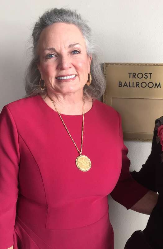 Ginger Gurss Francis at El Paso County Historical Society 60th anniversary Hall of Honor event November 14, 2021