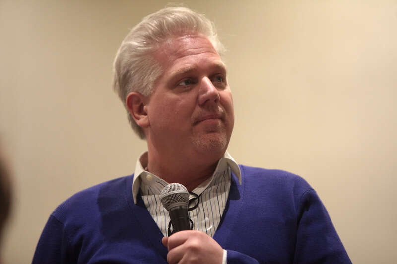 Glenn Beck speaking with attendees at an event titled &quot;An Evening Devotional on the U.S. Constitution&quot; in Mesa, Arizona. Please attribute to Gage Skidmore if used elsewhere.