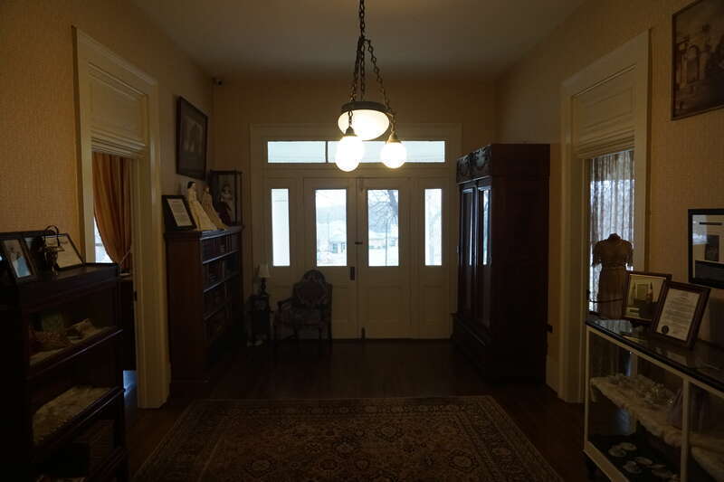 The interior of the Goodman–LeGrand House in Tyler, Texas (United States).