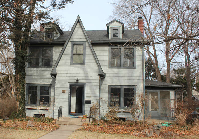The Grace Wilkie House, located at 4230 East English Street in Wichita, Kansas. The property is listed on the National Register of Historic Places.