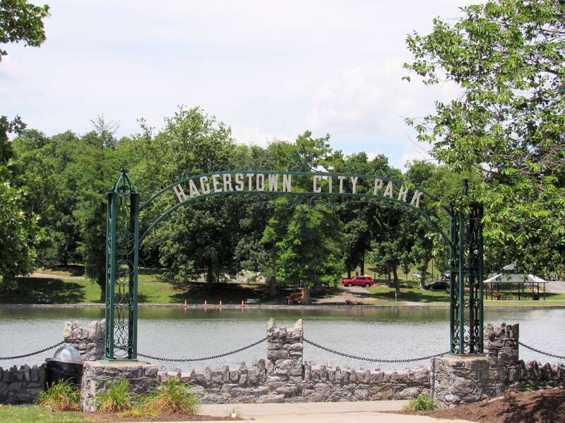 Hagerstown City Park in Hagerstown, Maryland.