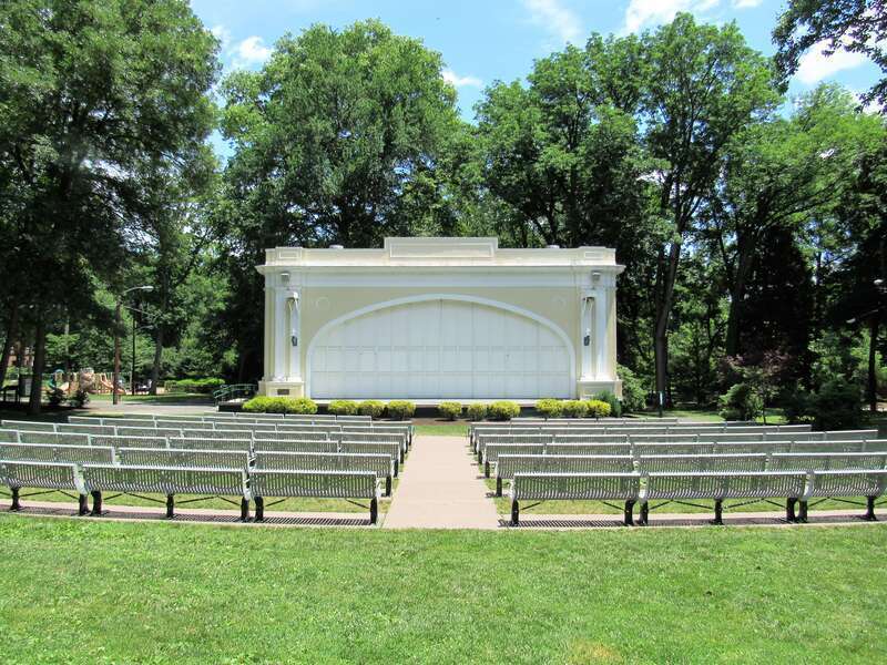 The Peter Buys Band Shell in Hagerstown City Park in Hagerstown, Maryland.