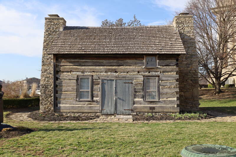 Historic Log House in Hamilton, Ohio in 2022