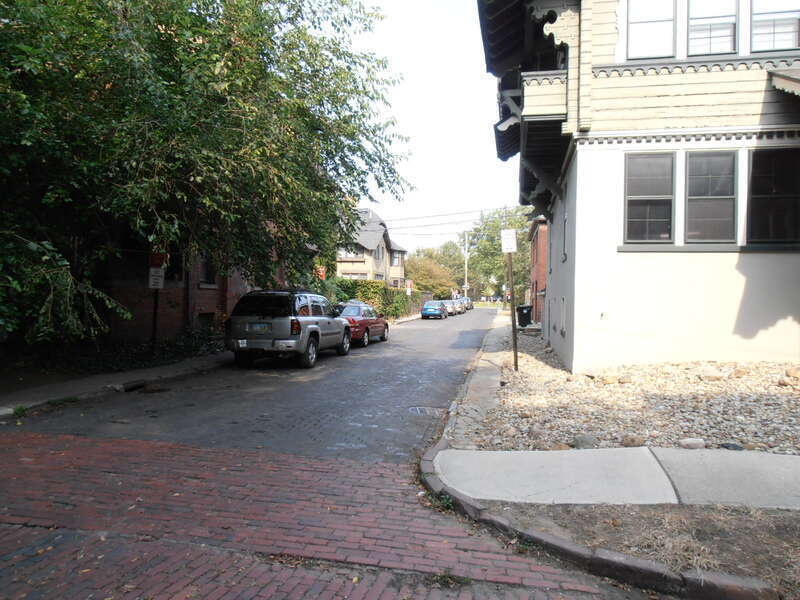 Hessler Court Wooden Pavement