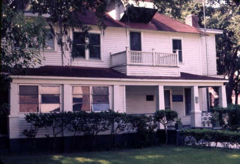 Local call number: COM07627
Title: Historic home of Mary McLeod Bethune: Daytona Beach, Florida
Date: ca. 1980
General note: Mary McLeod Bethune, the daughter of former slaves, was born on July 10, 1875 in Mayesville, South Carolina. In 1904, she