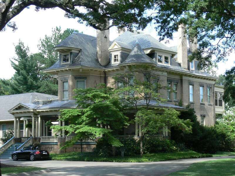 The house &quot;Holly Lawn&quot; in Northside, Richmond, Virginia; on the National Register of Historic Places [rotated and cropped]