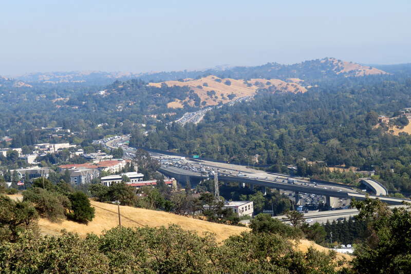Interstate 680 in Walnut Creek in August 2018