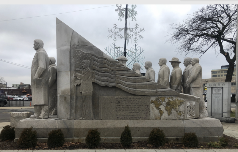 Ironbound Immigrants Memorial Monument (2018) Peter Francisco Park Ironbound/Newark Penn Station