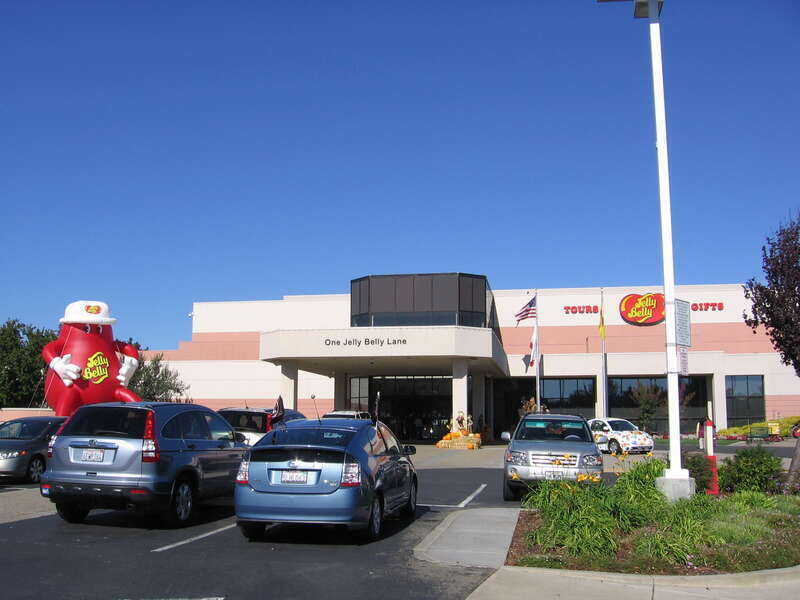 The headquarters of Jelly Belly candy company in Fairfield, Solano County, California, USA.