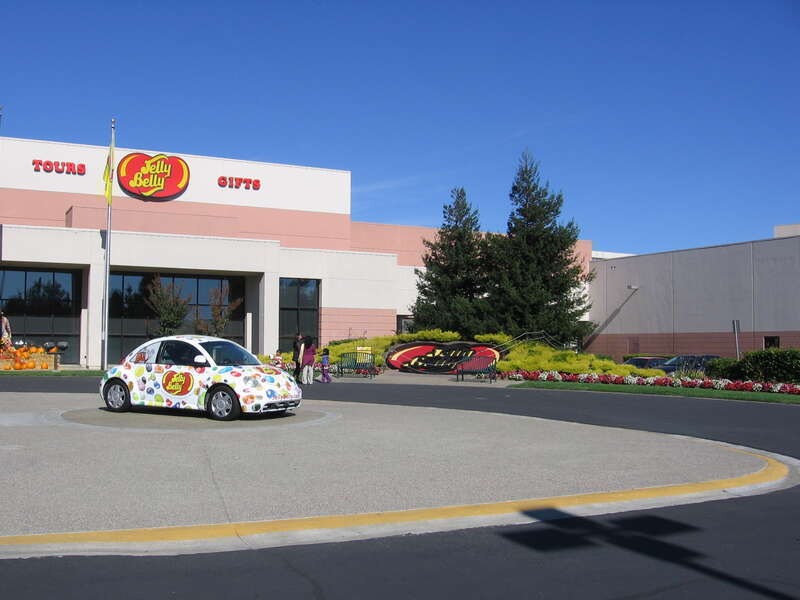The headquarters of Jelly Belly candy company in Fairfield, Solano County, California, USA.