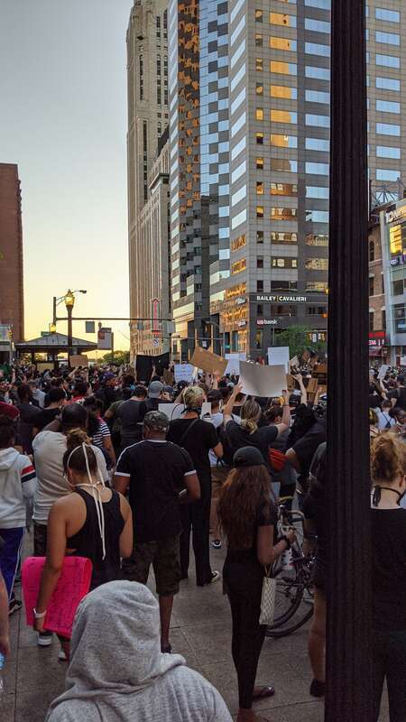 Columbus, Ohio George Floyd protest, June 2, 2020.