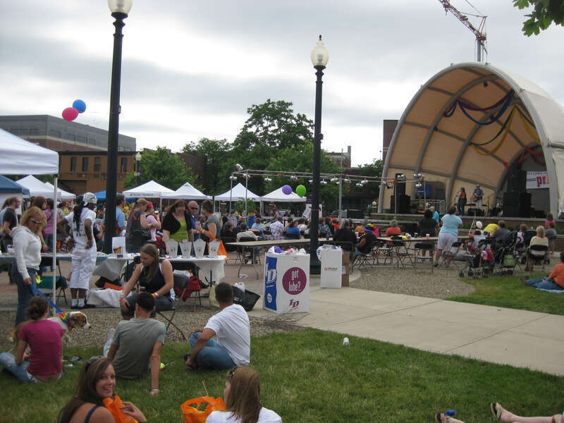 Kalamazoo Pride 2011 held on June 11 at the Arcadia Creek Festival Place
