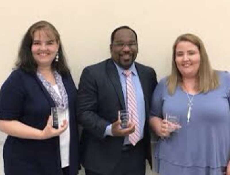 Kayla Kent at graduation from counseling program.