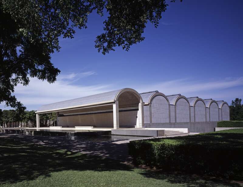 South wing of the Kimbell art museum, Fort Worth, Texas