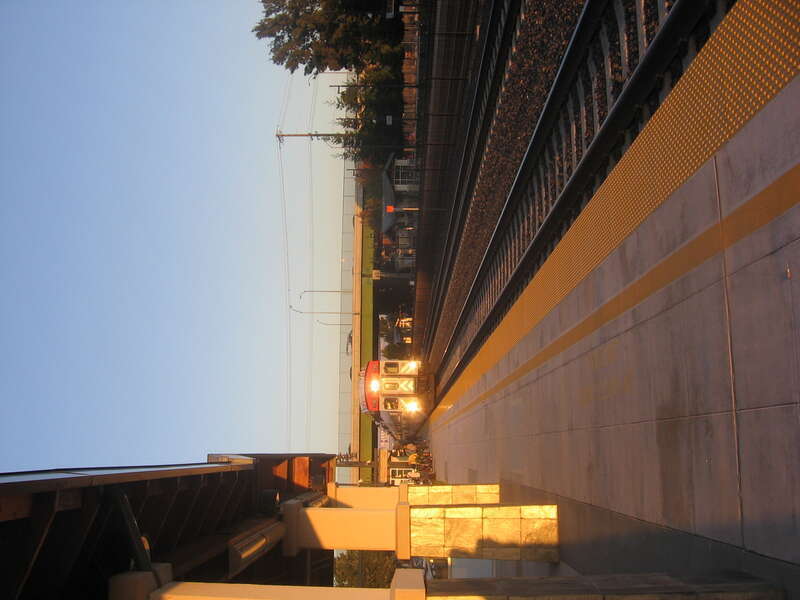 The Lawrence (Caltrain station) in Sunnyvale, California, USA.