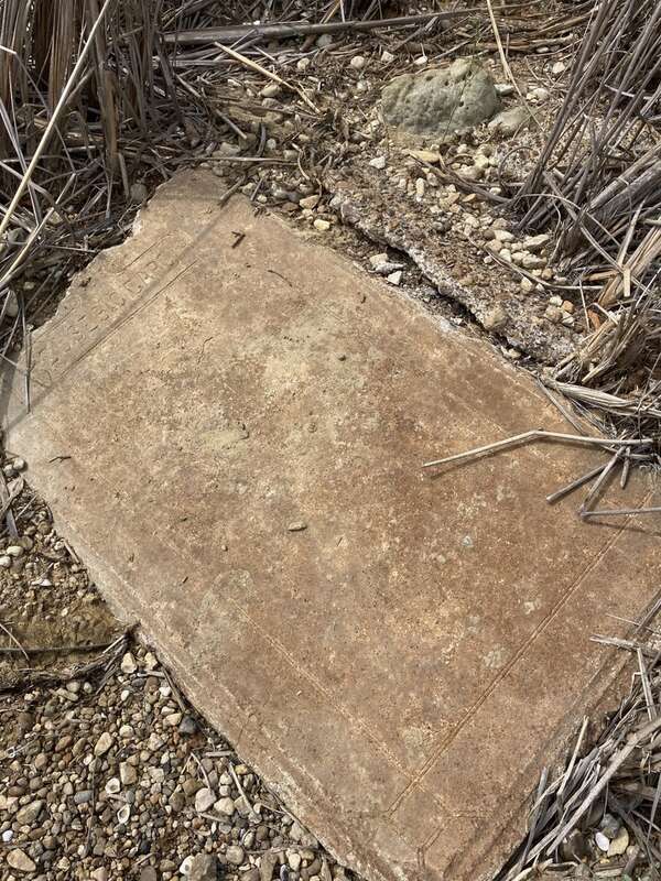 Presumed grave of Eusebio Garcia[1]
