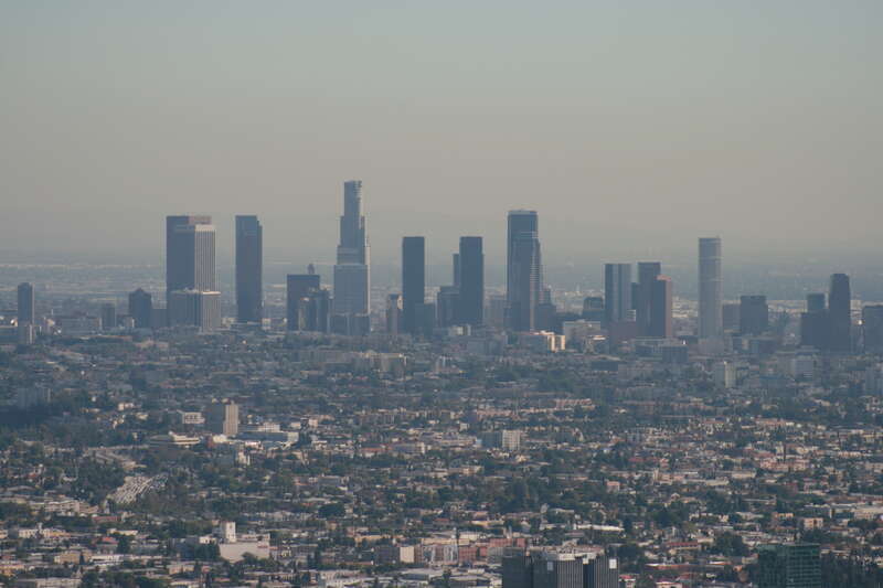 Los Angeles, from Runyun Canyon park, Novemeber 2010