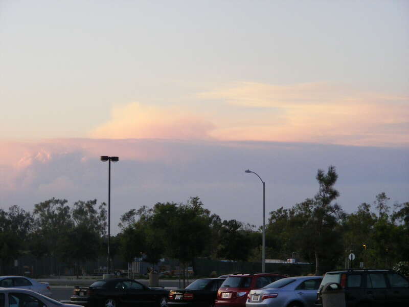 Picture of Los Angeles fires in end august 2009

Taken from UC Irvine
