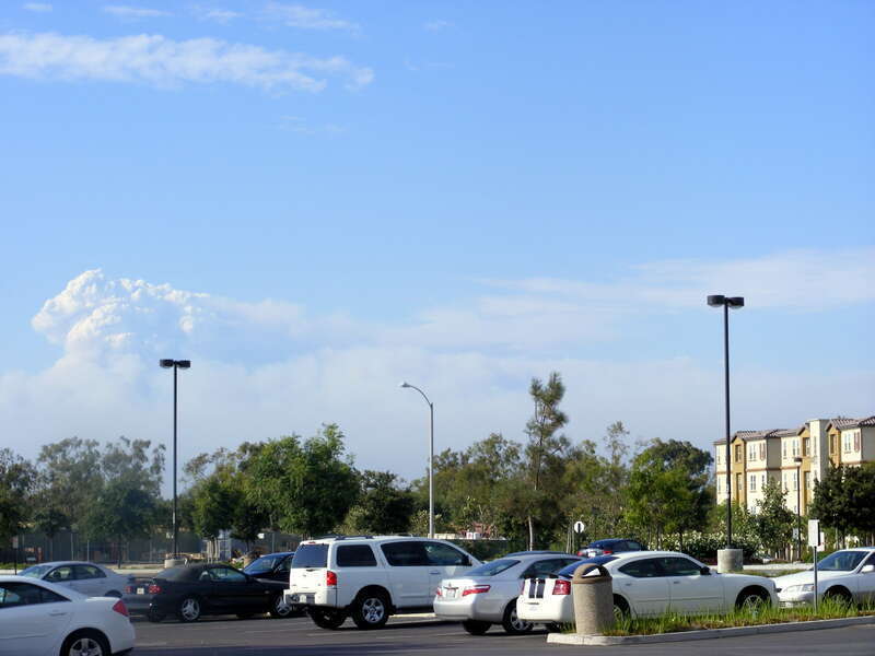 Los Angeles fires in end August 2009.

Picture taken from UC Irvine