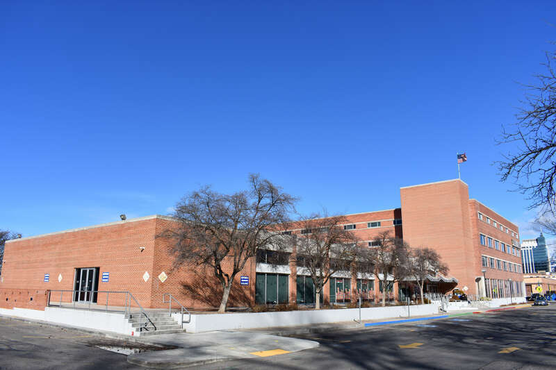 The main branch of Boise Public Library