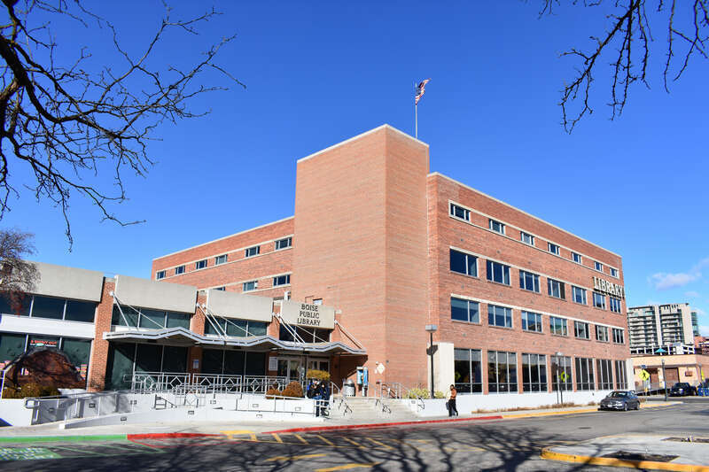 The main branch of Boise Public Library