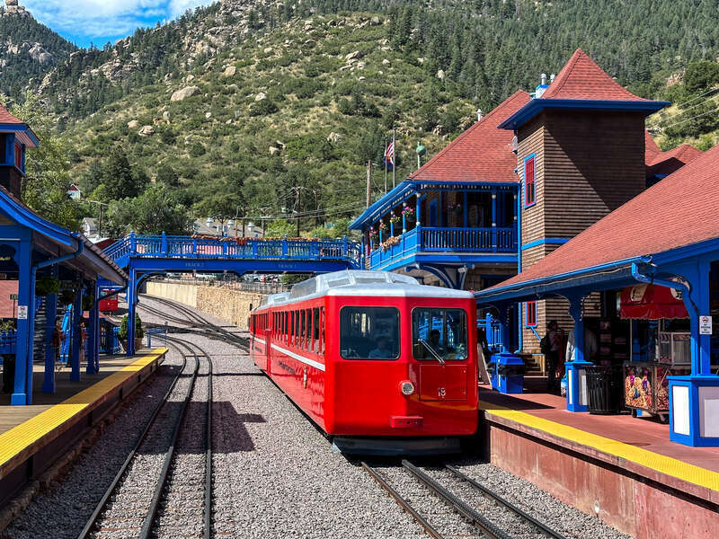 Manitou and Pikes Peak Cog Rail @ Manitou Springs Station