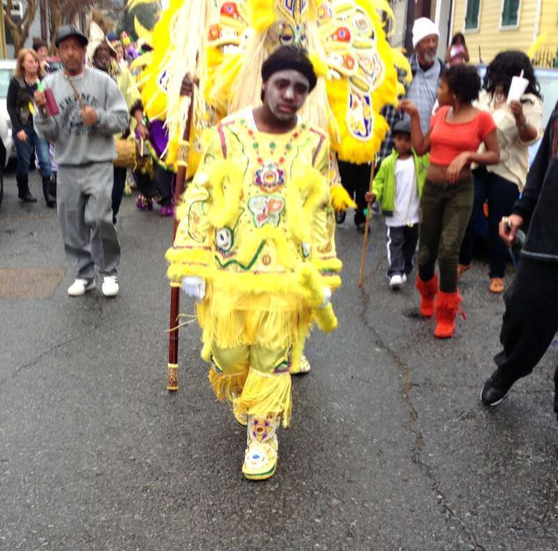 Mardi Gras Indians on Mardi Gras Day, New Orleans