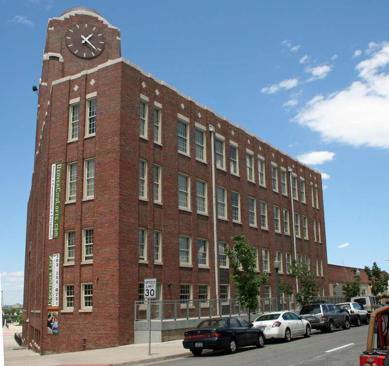 The McPhee and McGinnity Paint Factory building at 2519 Walnut Street in Denver, Colorado