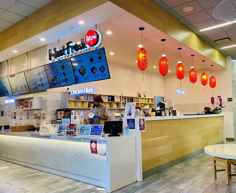 interior of Meet Fresh dessert store in San Mateo, CA