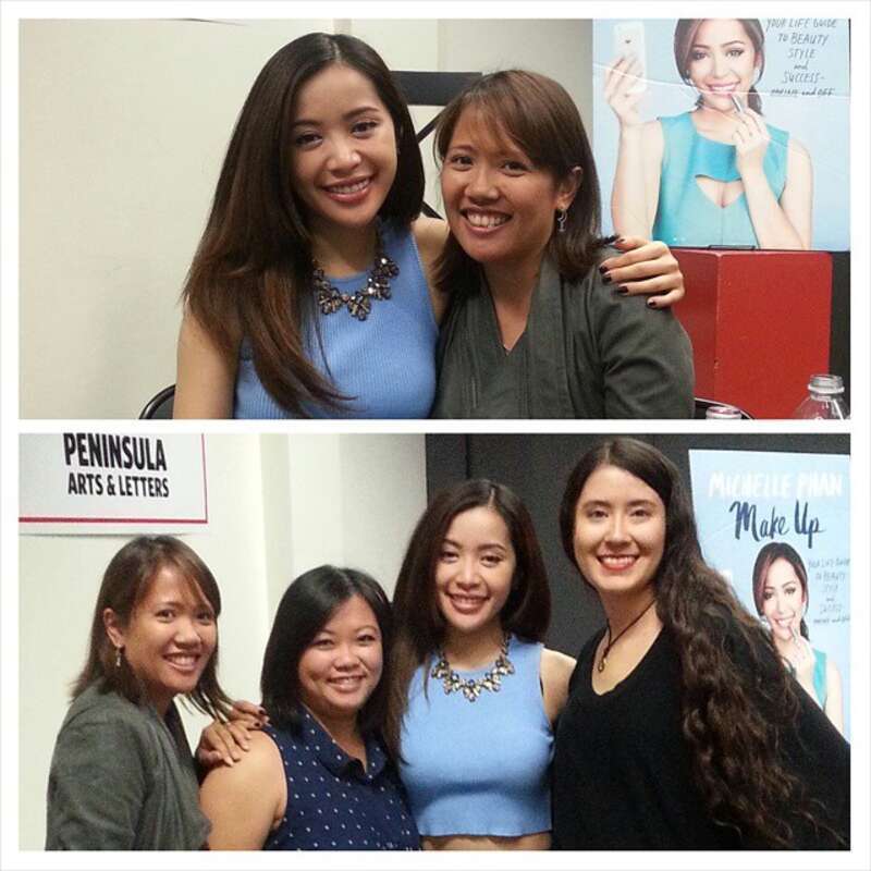 Meet and greet with Michelle Phan last night! #latergram #mylifeguide #booktour @michellephan @kcath22 @makaiju